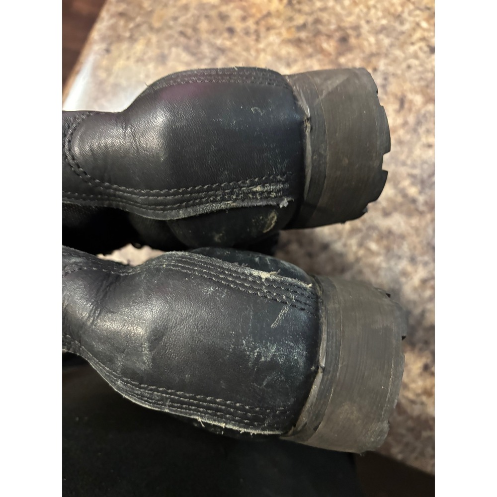 Belleville Mens Black Leather Gore-Tex Waterproof Combat Boots Vibram Size 9R - Picture 6 of 16